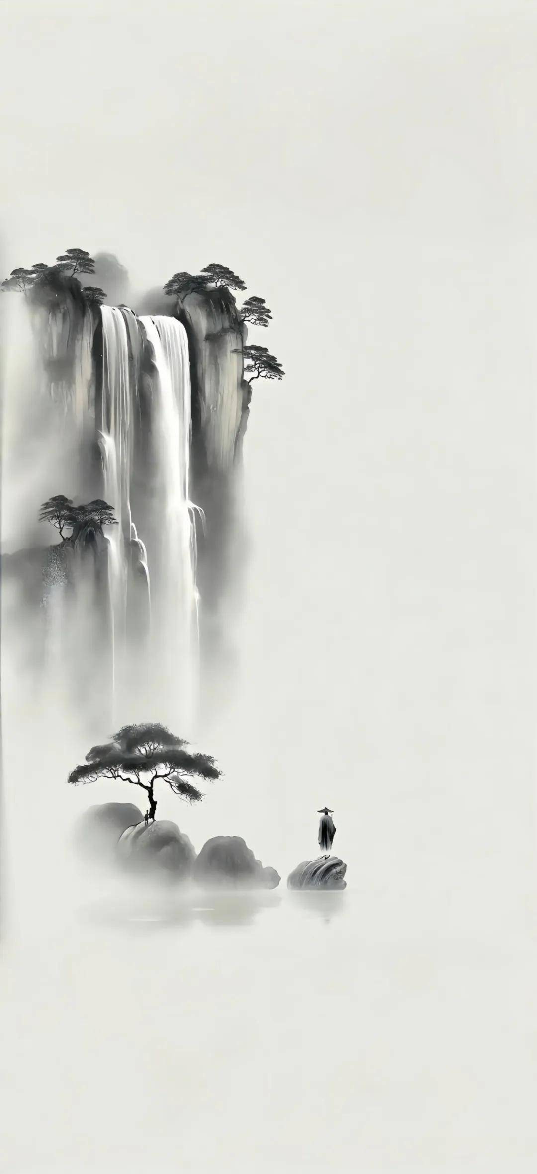 8k高清中国风海海报素材,海报素材模版