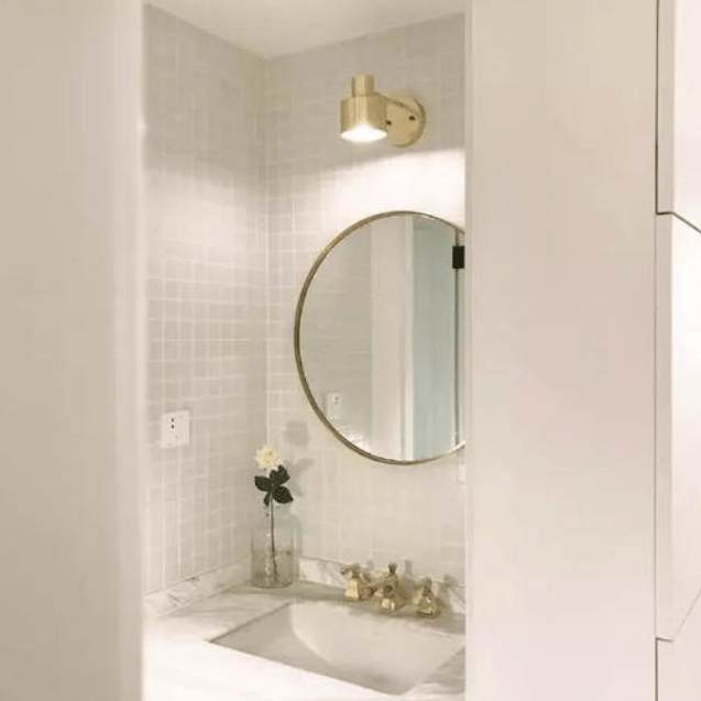 小户型卫生间太小怎么办?这几招,立马增一倍空间!_镜子_装修_显得
