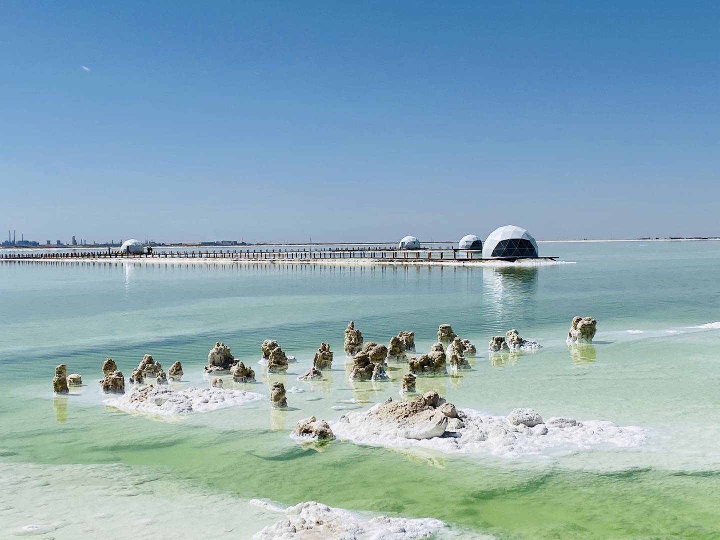 青海察尔汗盐湖:中国最大盐湖,世界第二大盐湖