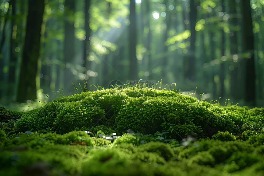 苔藓植物生活环境图片