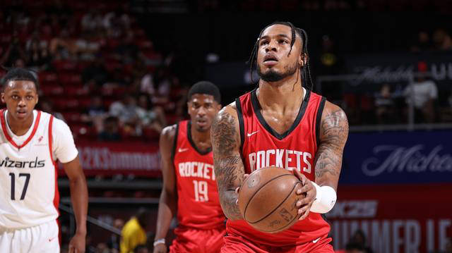 休斯顿火箭夏联表现抢眼,探花签谢泼德成最大亮点,球队轮换明朗