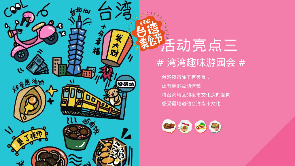 商业广场第三届台湾美食节"味你而来"活动策划方案