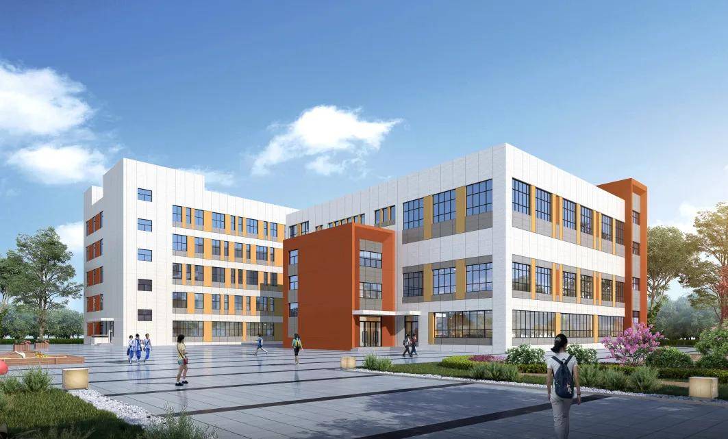 秦皇岛市第十中学集团海阳校区最新施工进展