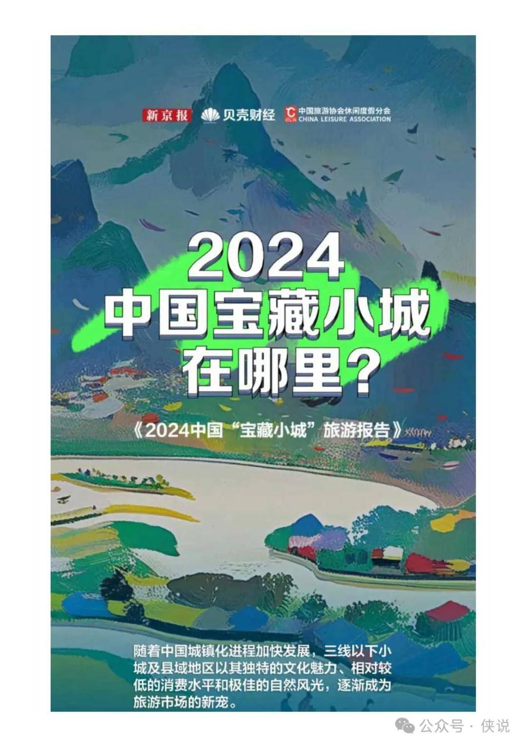 2024中国”宝藏小城“旅游报告 