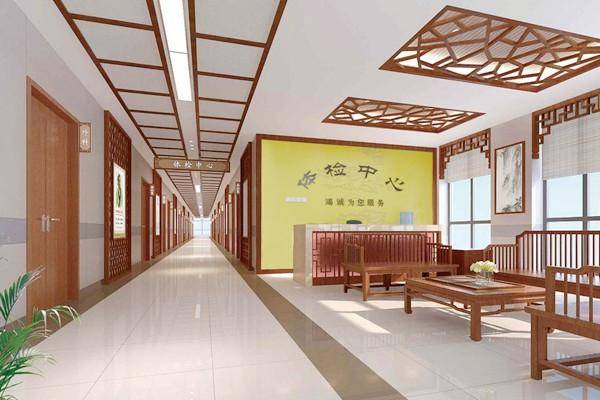 "动静相宜,身心平衡:中医养生理念在医院效果图设计中的体现"