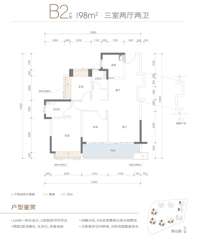 华润笋岗中心户型图片