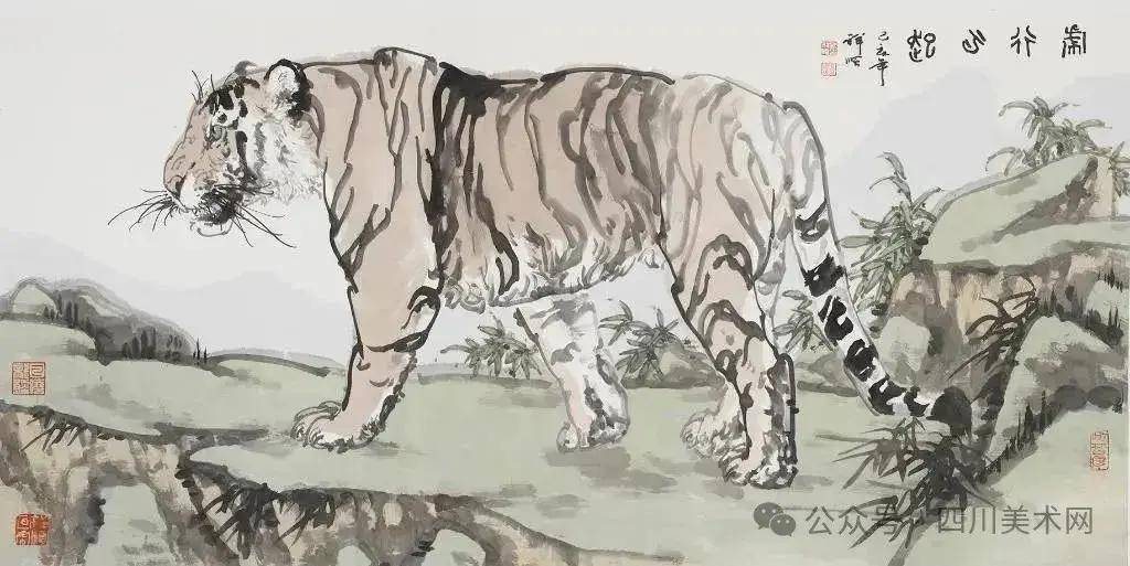 孟祥顺画虎艺术全国巡展成都站将于7月26日在四川美术馆开幕_作品