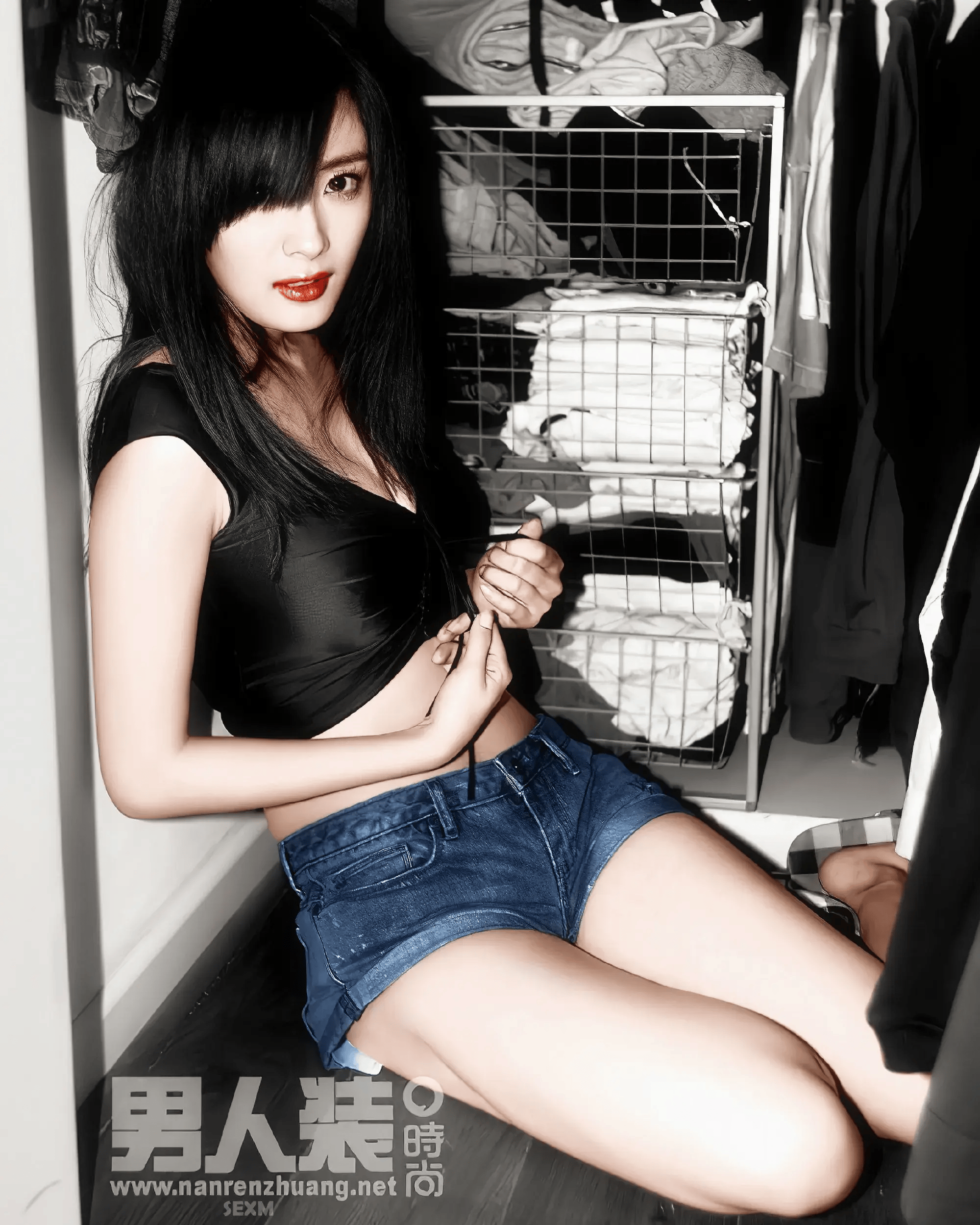 杨幂男人装写真,颜值巅峰就是好看