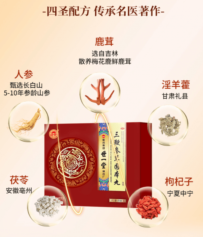 千年传承再现——世一堂推出全新"三鞭参茸固本丸"