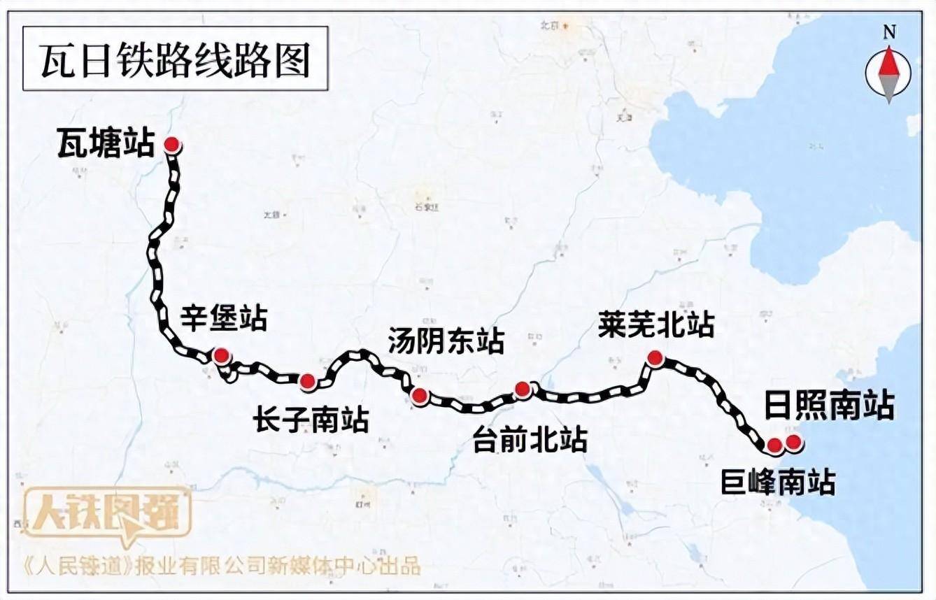 瓦日铁路线路图图片