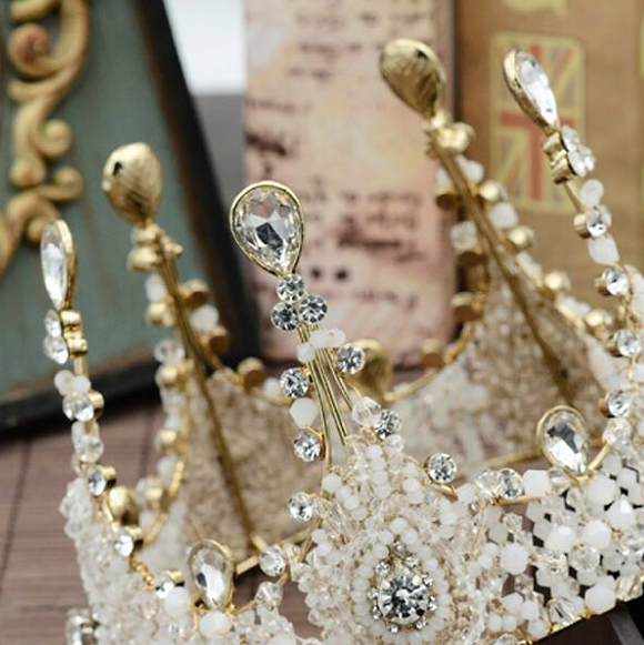 十二星座专属"女王皇冠",狮子座珍珠水钻,水瓶座勇敢蝶恋花