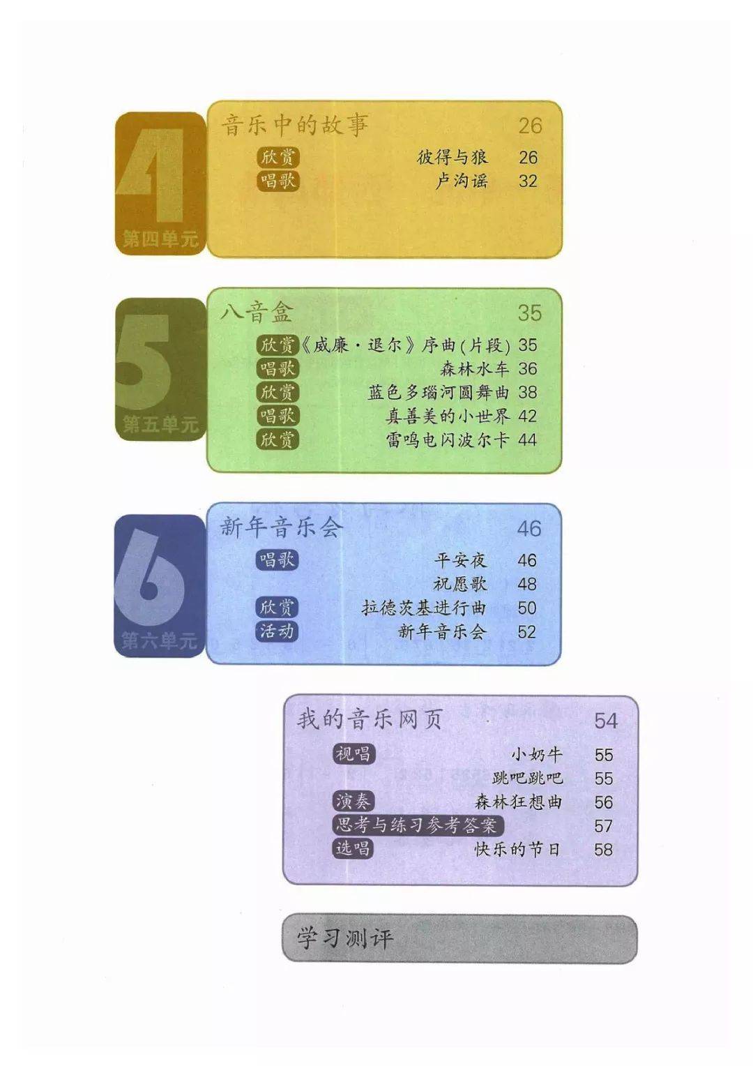 部编人教版小学音乐五年级上册电子课本,2024秋季新版五上音乐高清