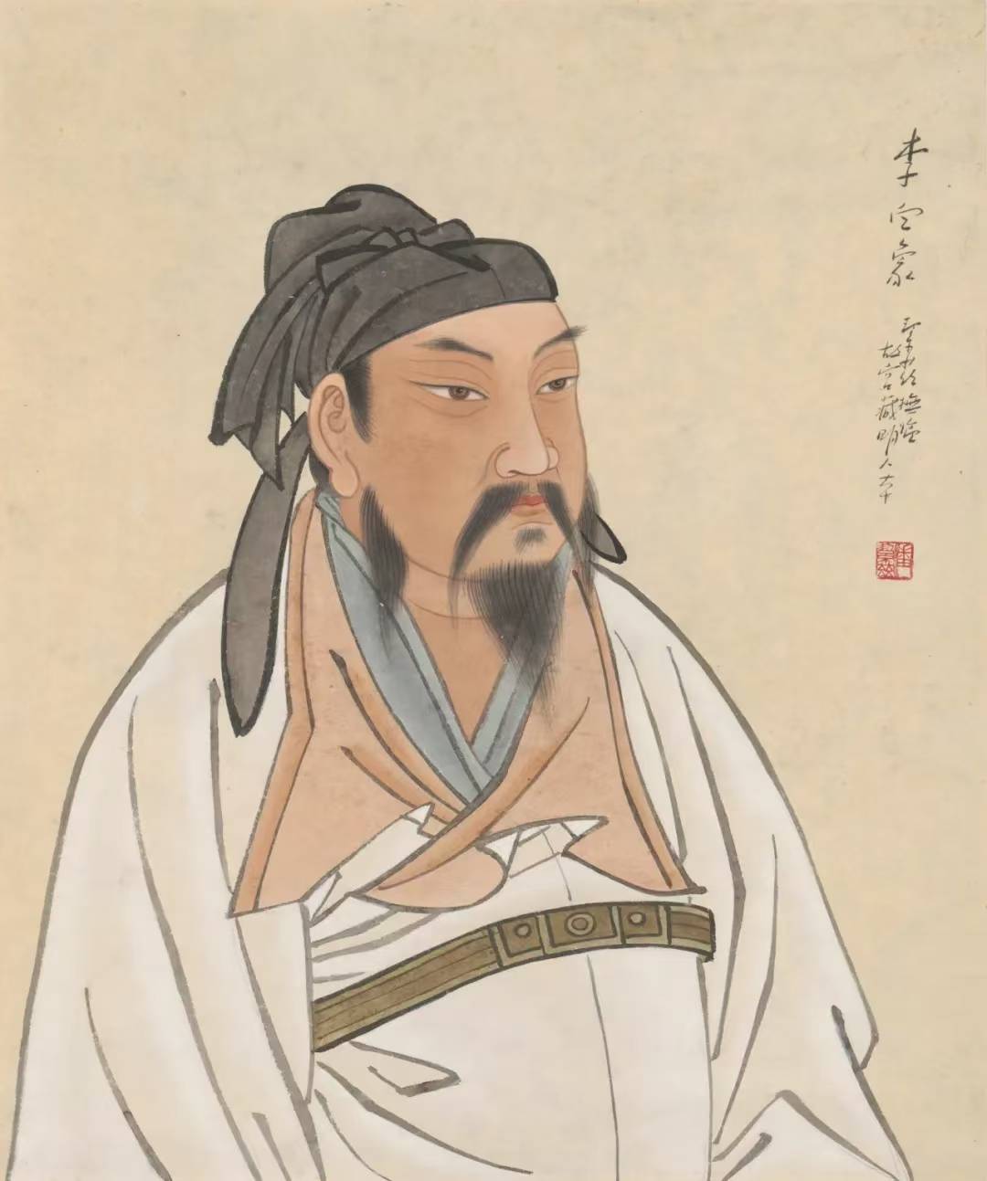 李白长这样吗?潘絜兹"李白画像"