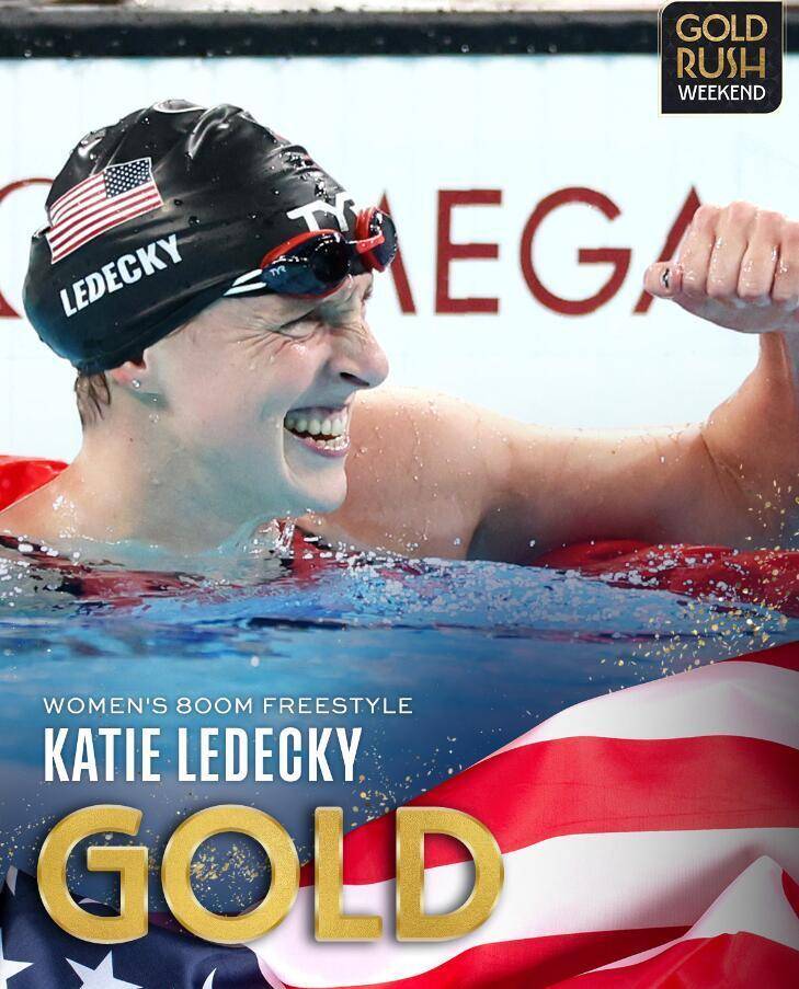 原创奥运女800自决赛莱德基夺冠四连冠霸业达成奥运九金并列女子史上