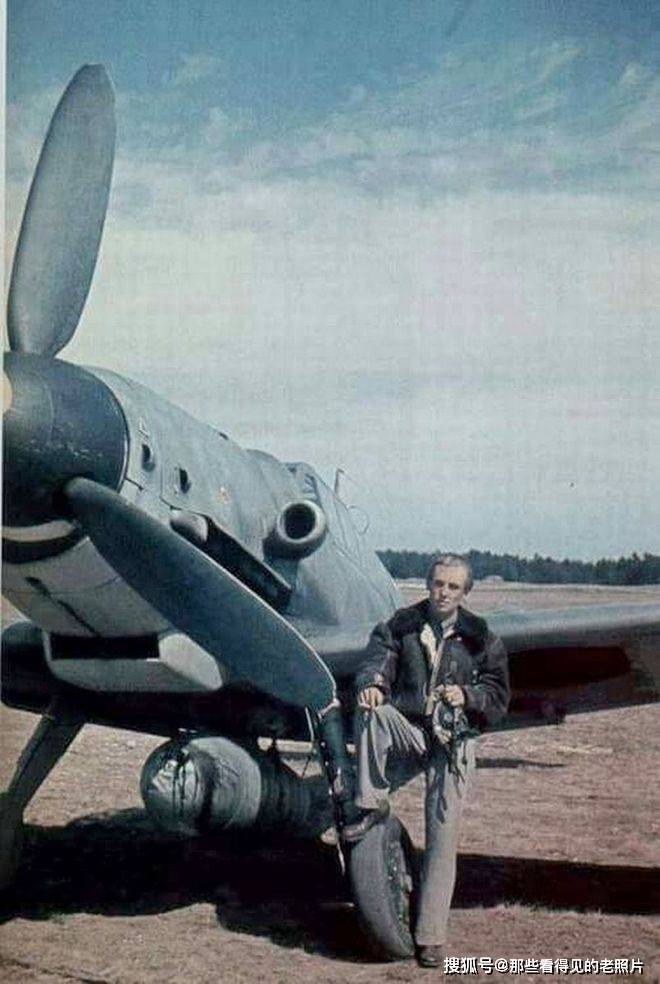 二战老照片 驾驶德国产梅塞施密特战斗机的匈牙利空军