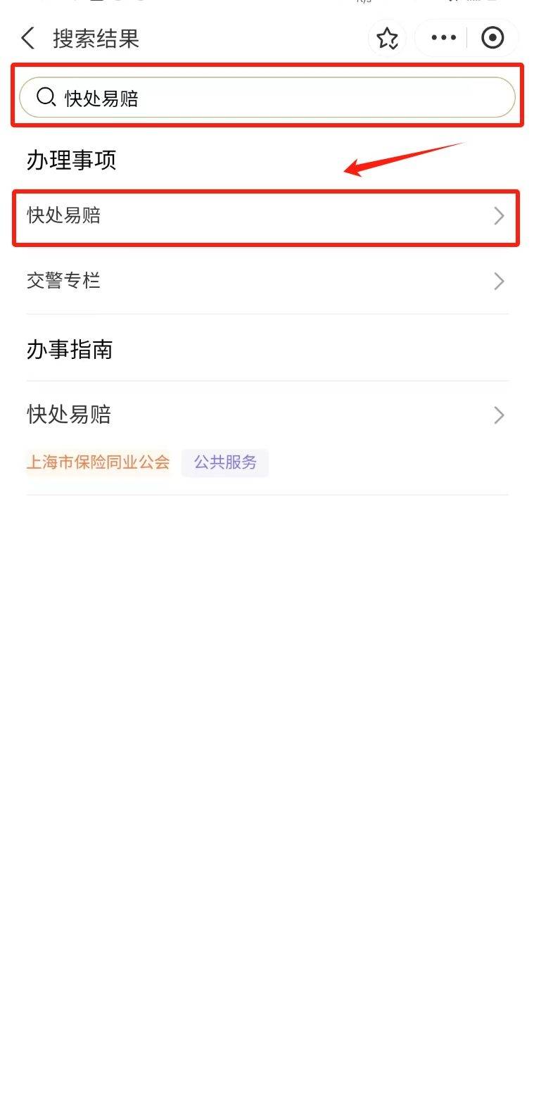 事故一方当事人打开随申办市民云(支付宝小程序,app,微信小程序)