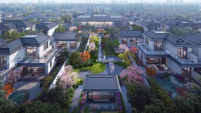 五个院子的别墅(嘉定华亭)中式别墅-五个院子户型图/价格/户型!