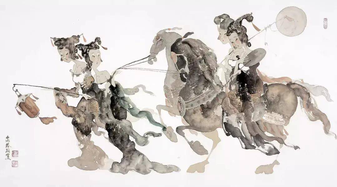 水墨画家金格格_人物_作品_艺术