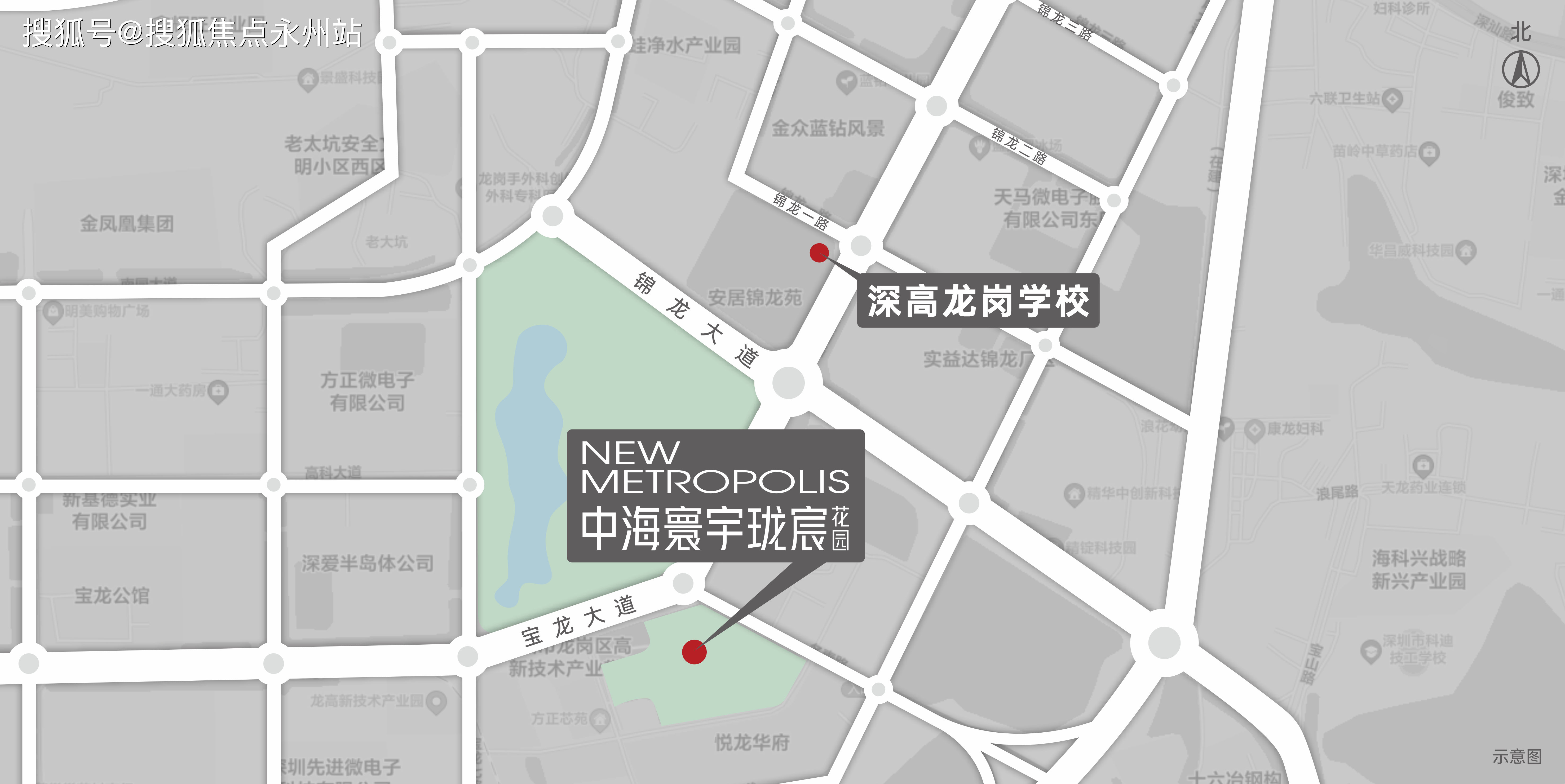 中海岭湖湾学区图片