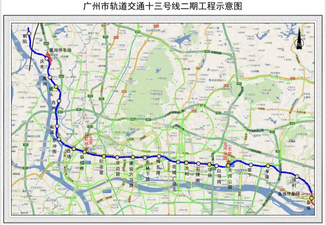 天津华明镇地铁13号线图片