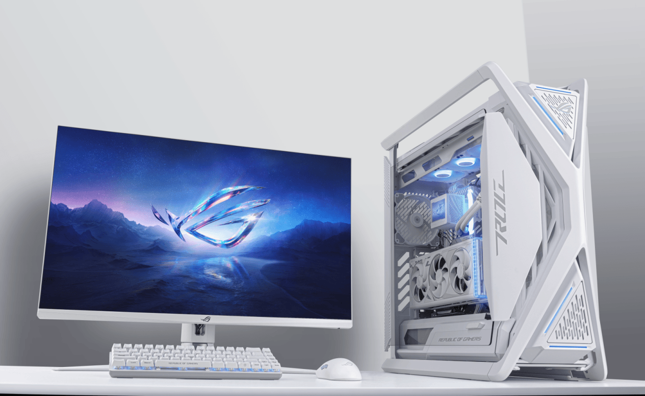 颜值与实力并存,rog纯白全家桶满足多种需求