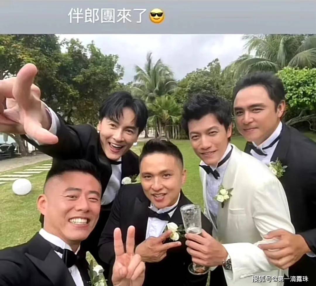 陈乔恩大婚，笑称终于穿上了自己的婚纱！明道当伴郎，谢娜发66666.66红包-陈乔恩结婚照片