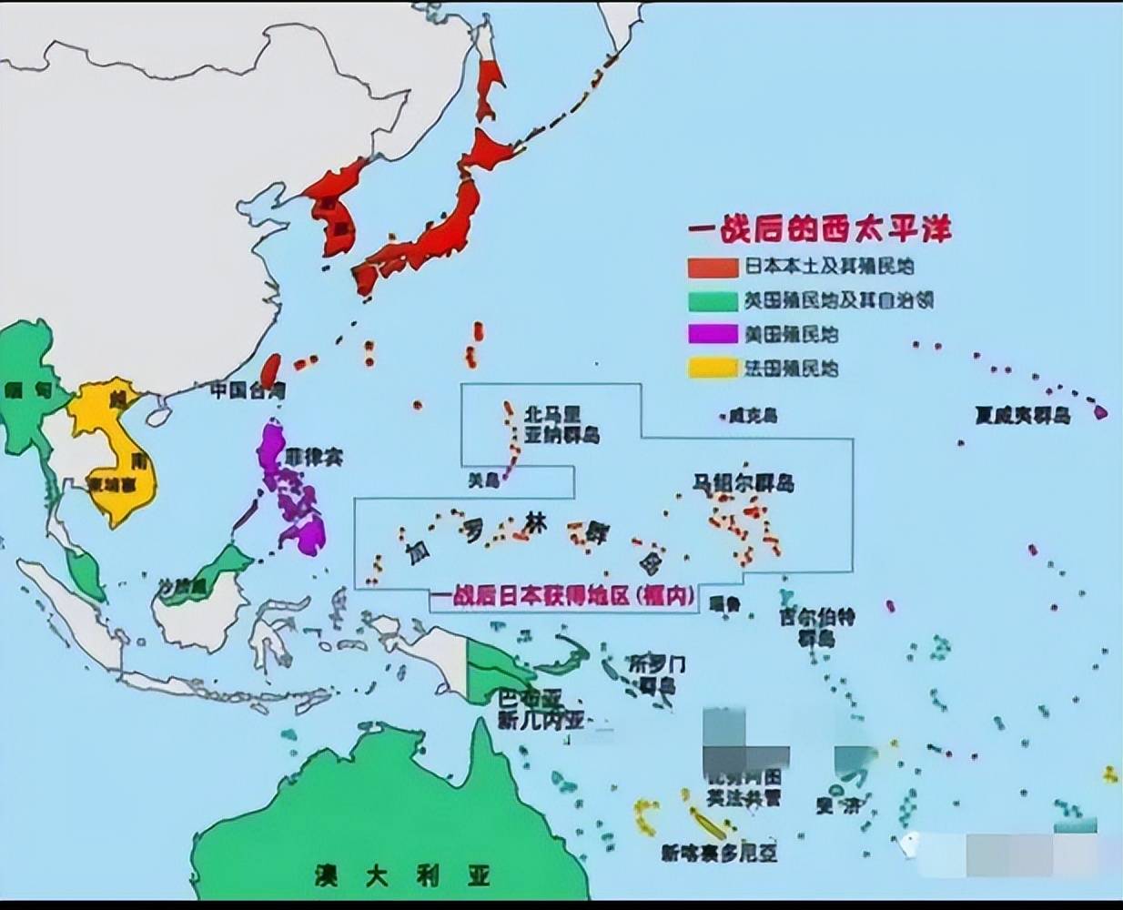 冲之鸟礁地处西太平洋第一岛链和第二岛链之间