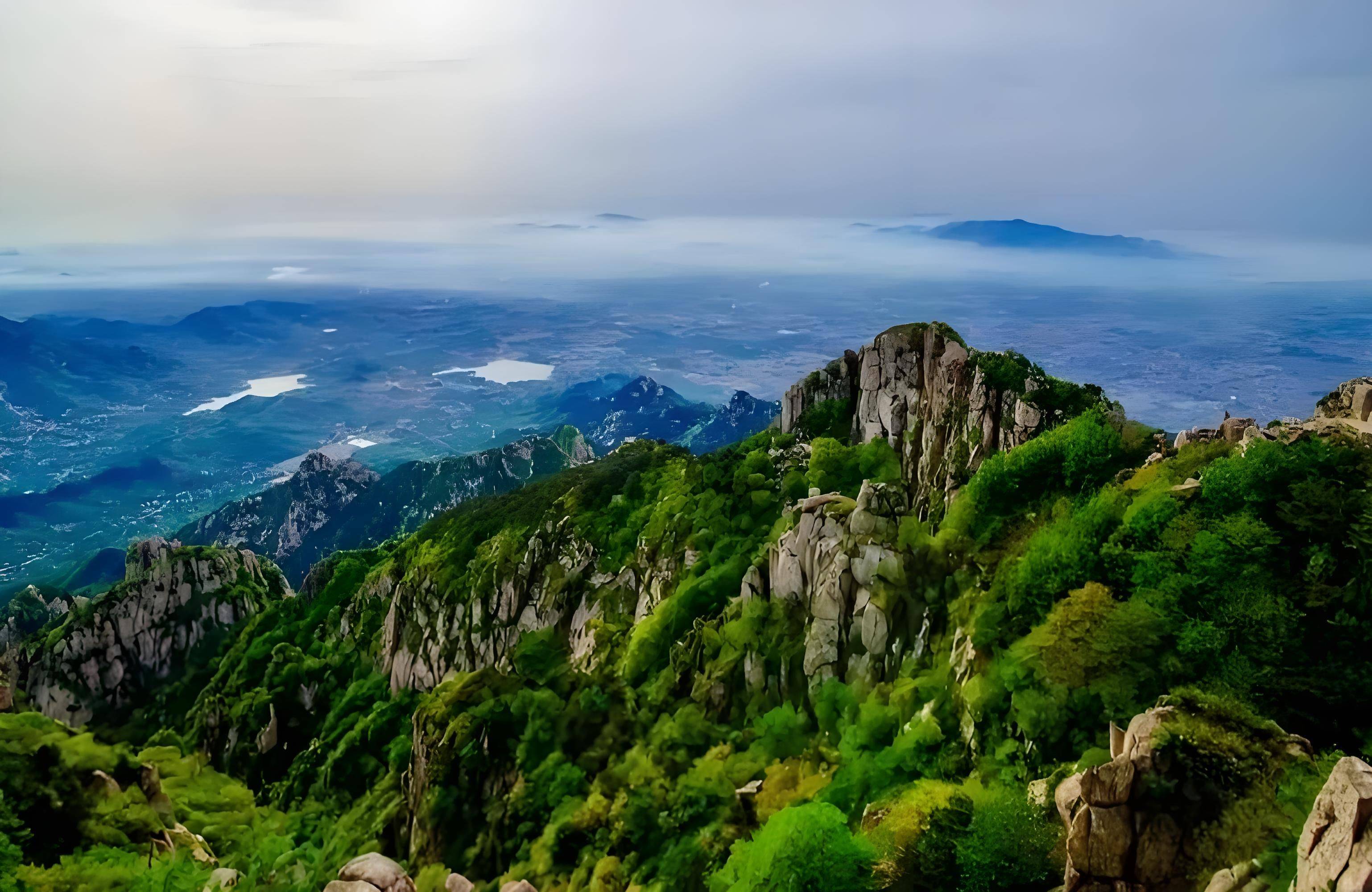 五岳之首泰山的壮丽景观