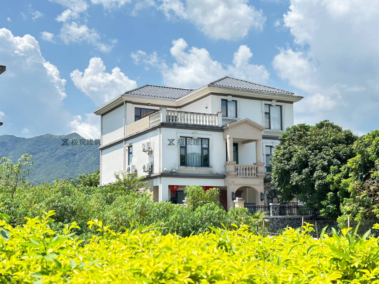 完工实景丨广东三层简欧风格自建别墅