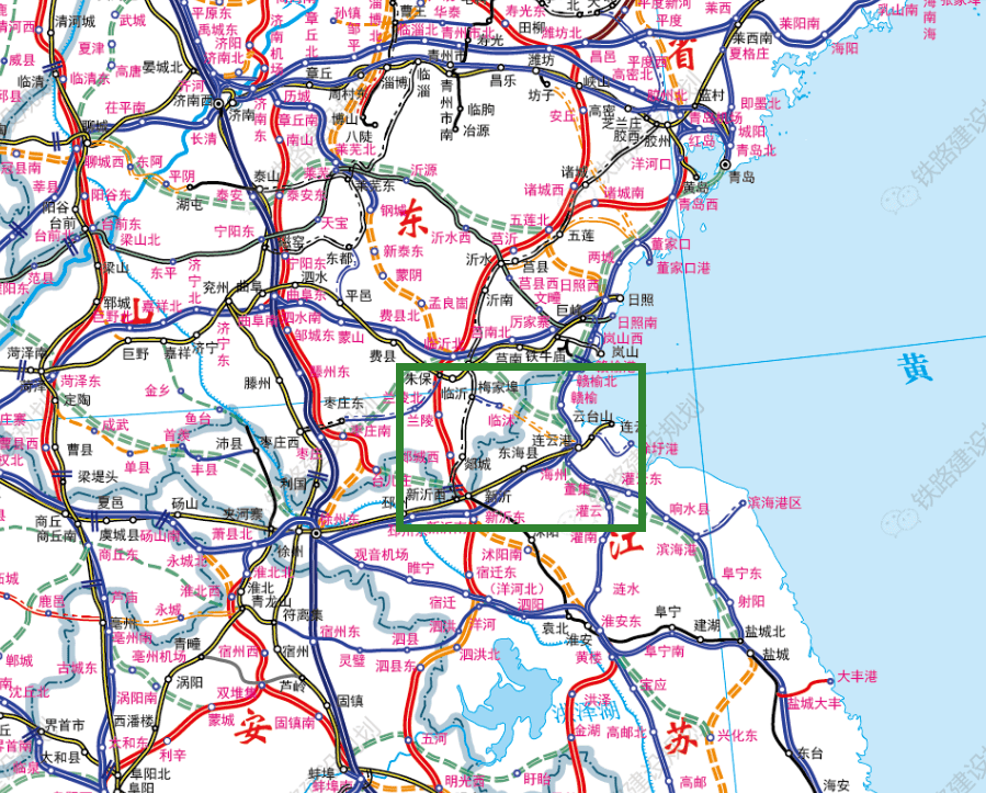 江苏新长铁路迟迟未改造,或已影响到了山东胶新铁路改造