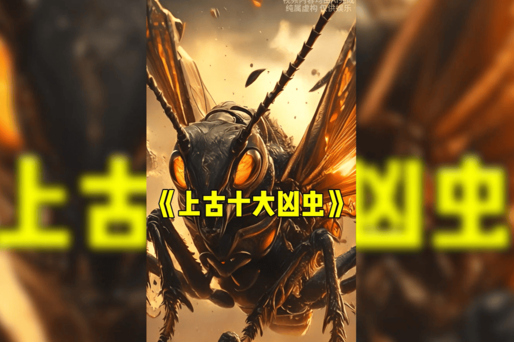 用ai绘画《上古十大凶虫》