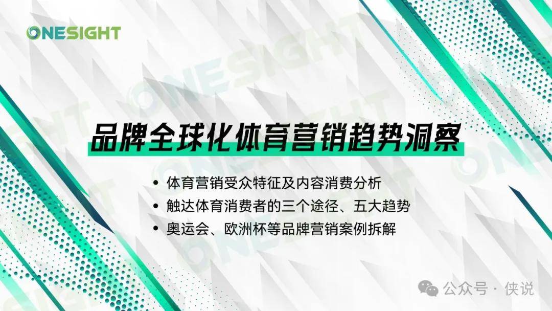 品牌全球化体育营销趋势洞察报告 