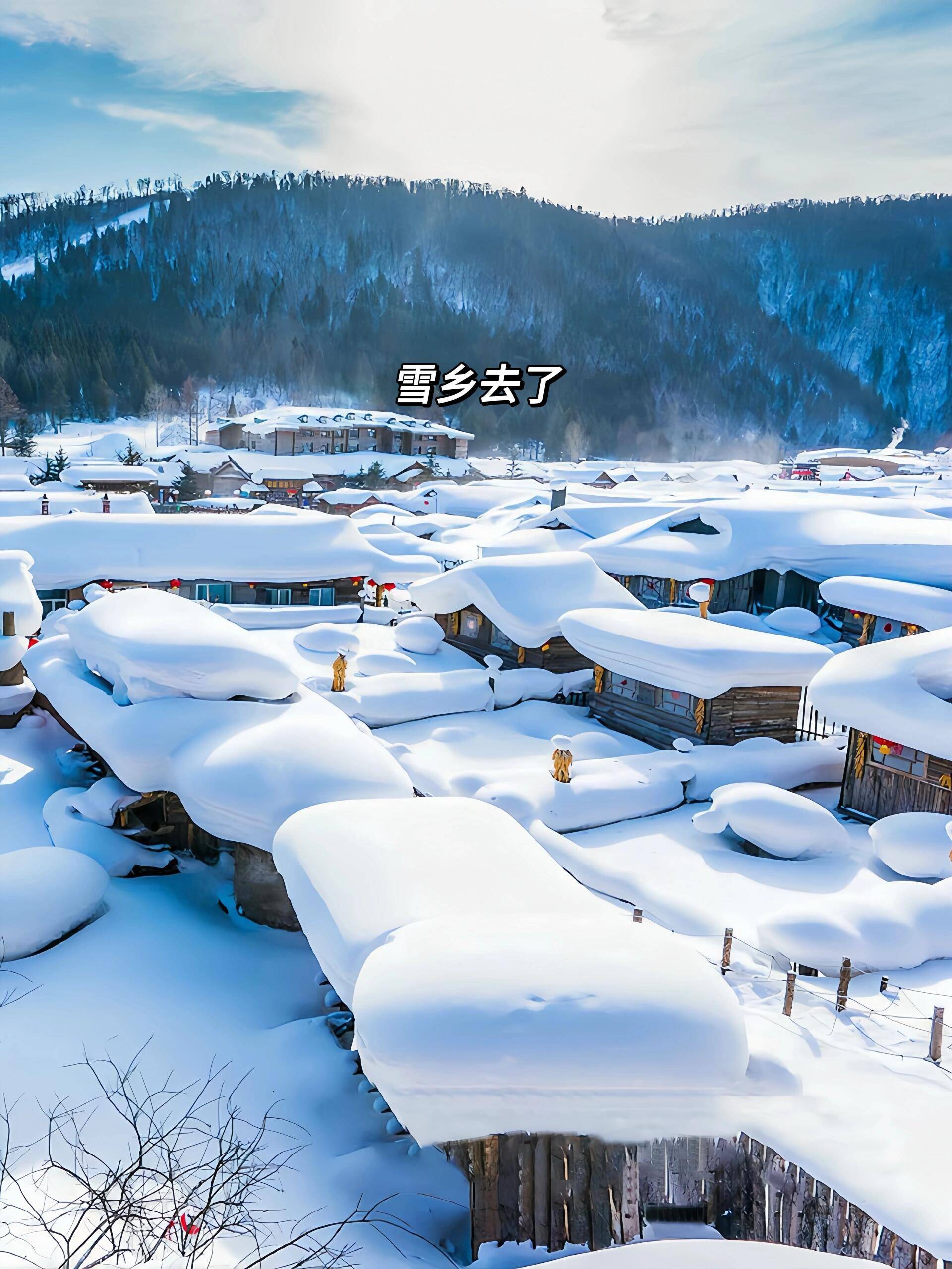 黑龙江的冬天雪景图片