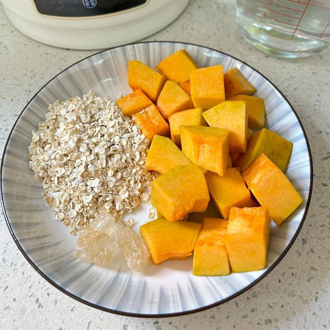 暖香四溢的南瓜燕麦羹,给生活加点甜,健脾养胃好滋味