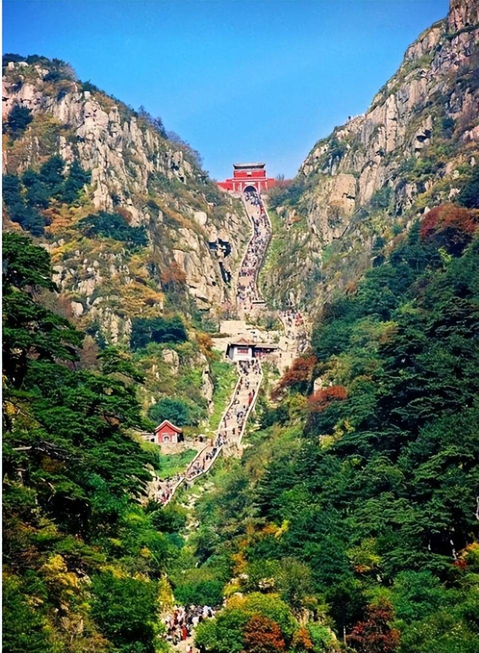 泰山八大景图片