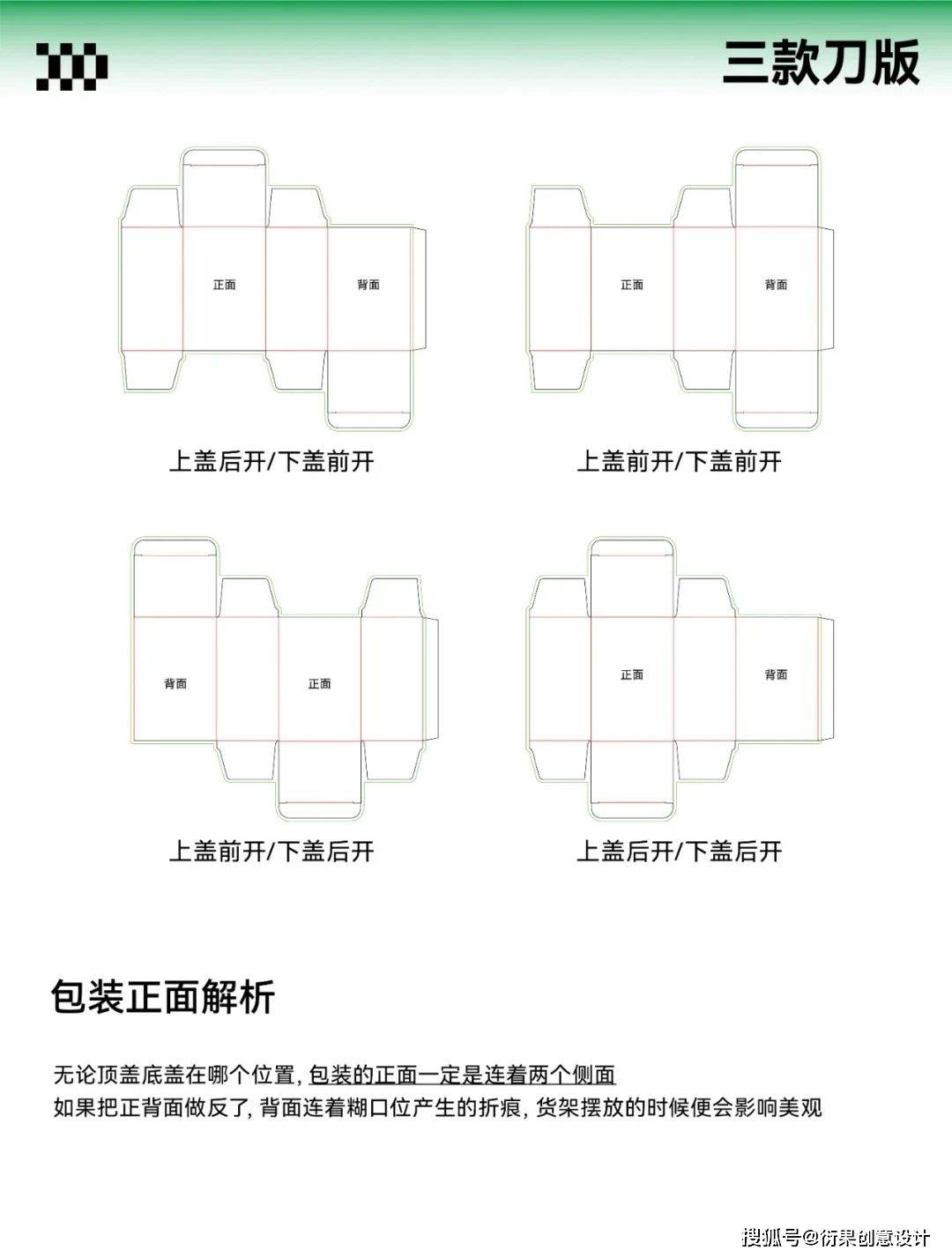 长方体刀版图图片