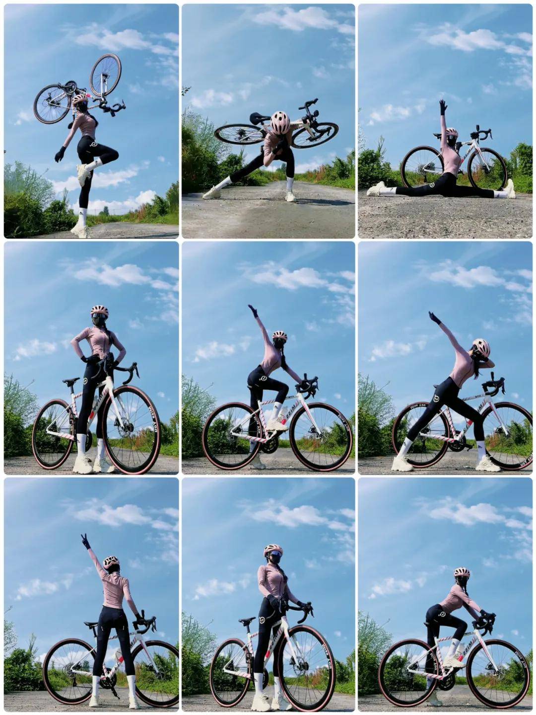 9个骑行拍照姿势,青春动感打造时尚大片,活力四射不重样!