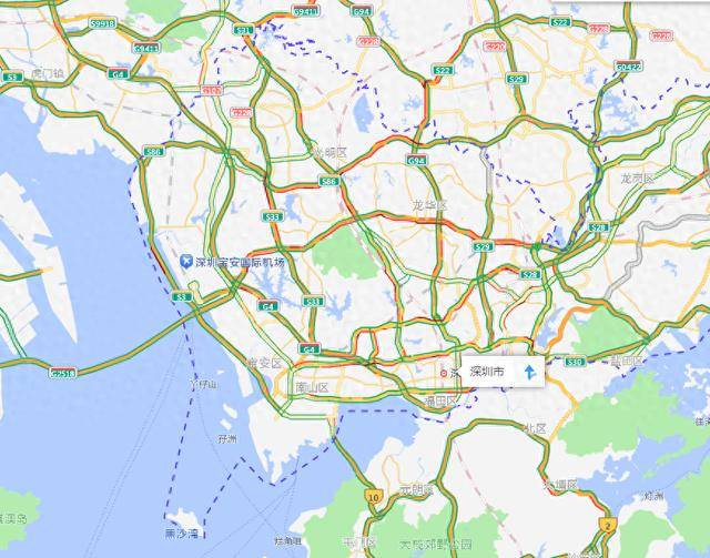 原创深中通道解决了虎门大桥虎门二桥的拥堵却造成深圳市内的拥堵