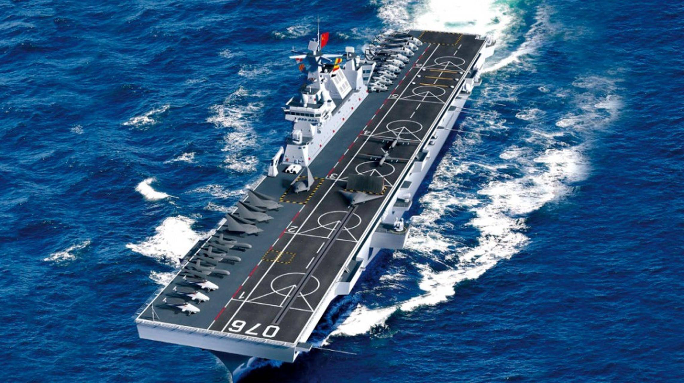 中国海军新力量：076型两栖攻击舰，超期待海洋霸主_作战平台_能力_任务