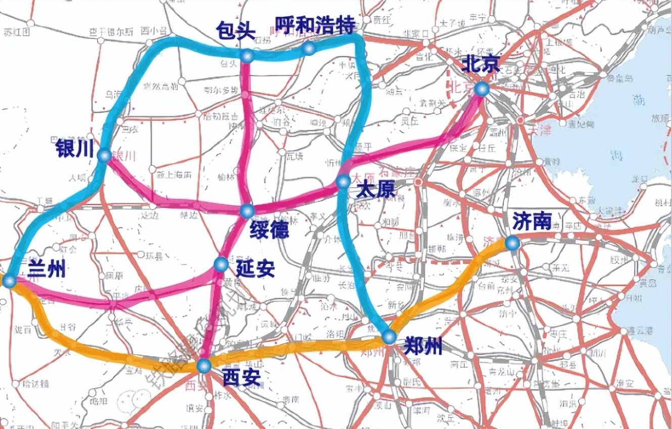 陕京三线线路图图片