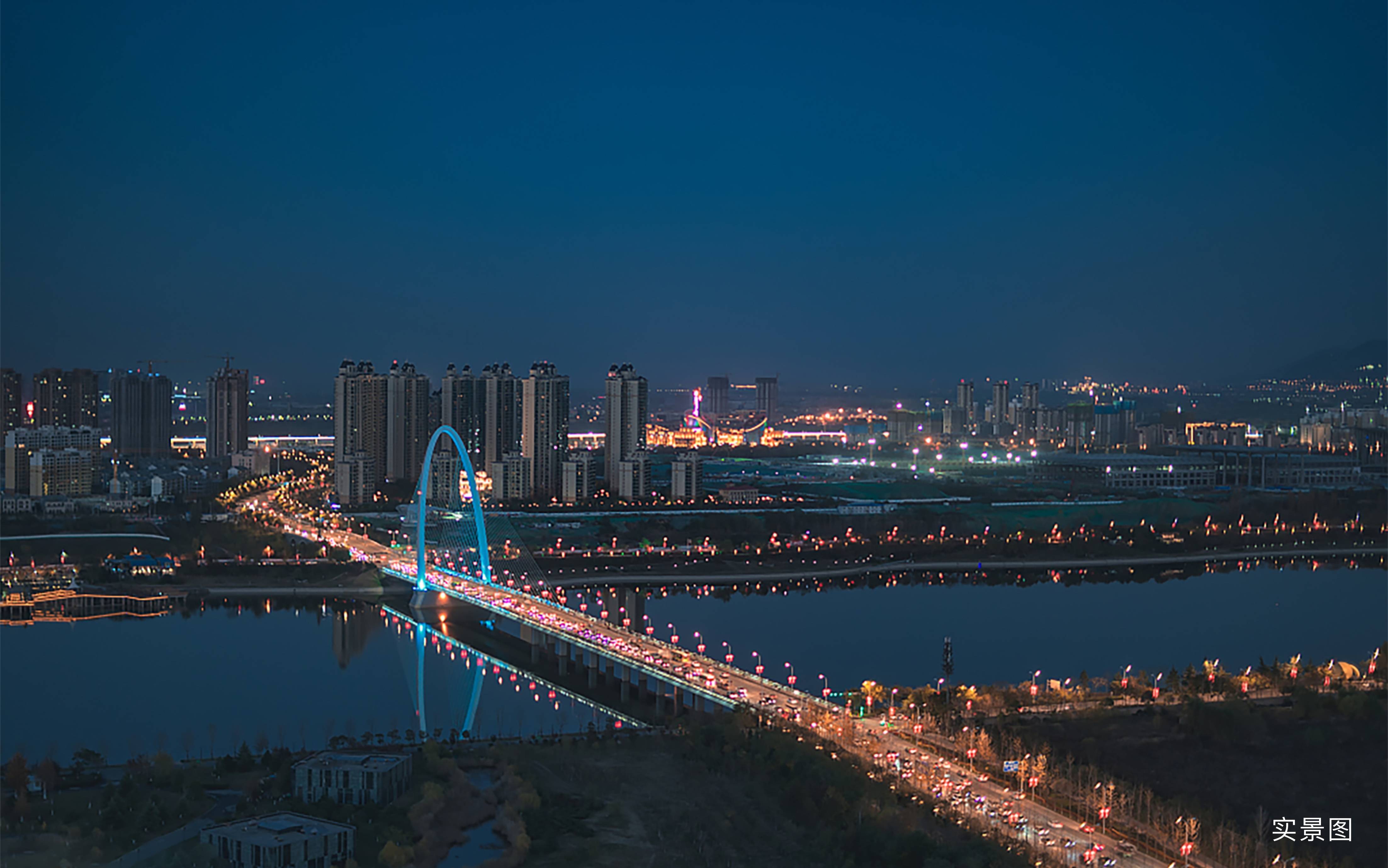 浐灞夜景哪里最漂亮图片