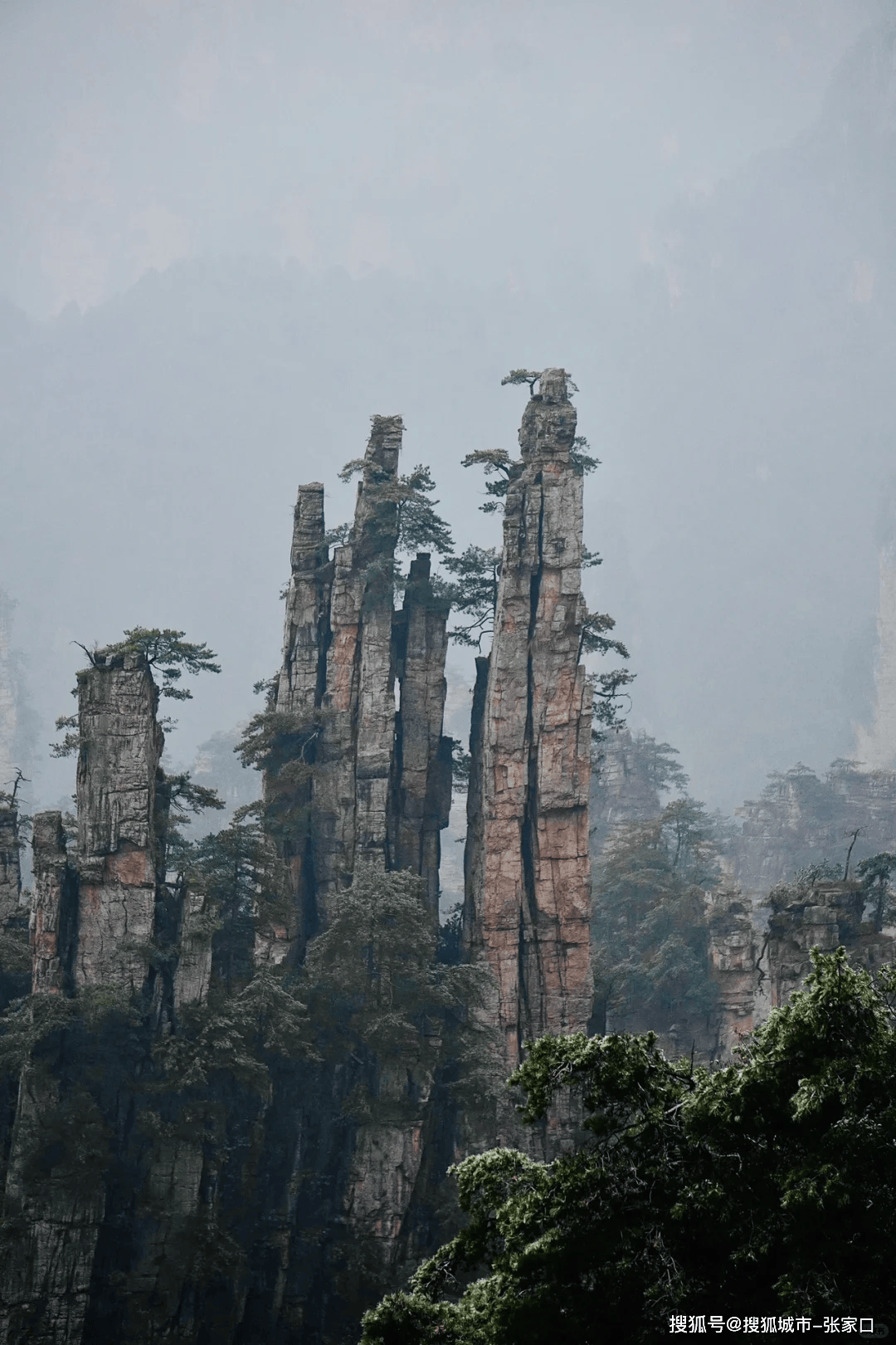 张家界十大景点排名图片