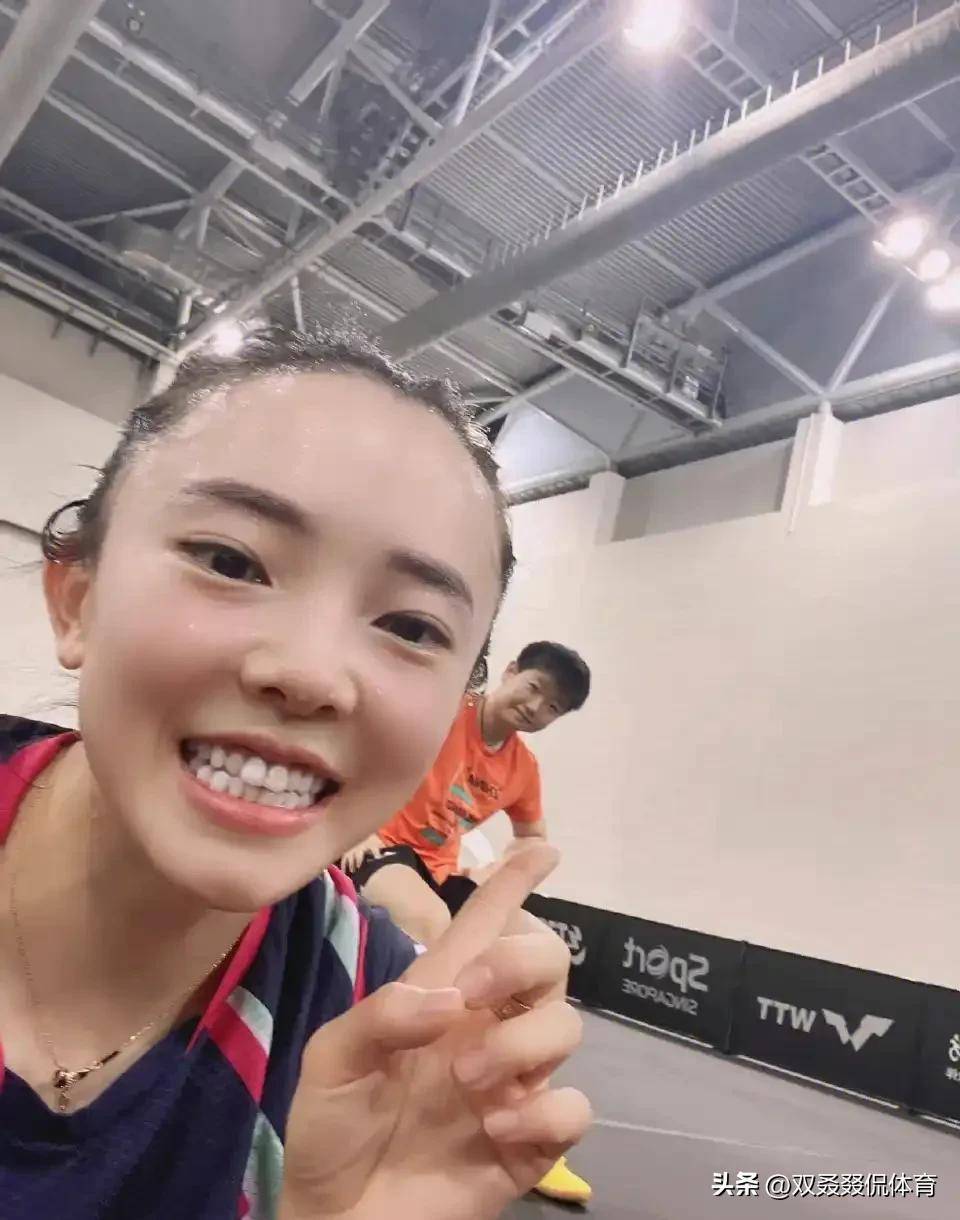 乒乓球运动员田志希,退出韩国国家队,回到北京和老公幸福的生活