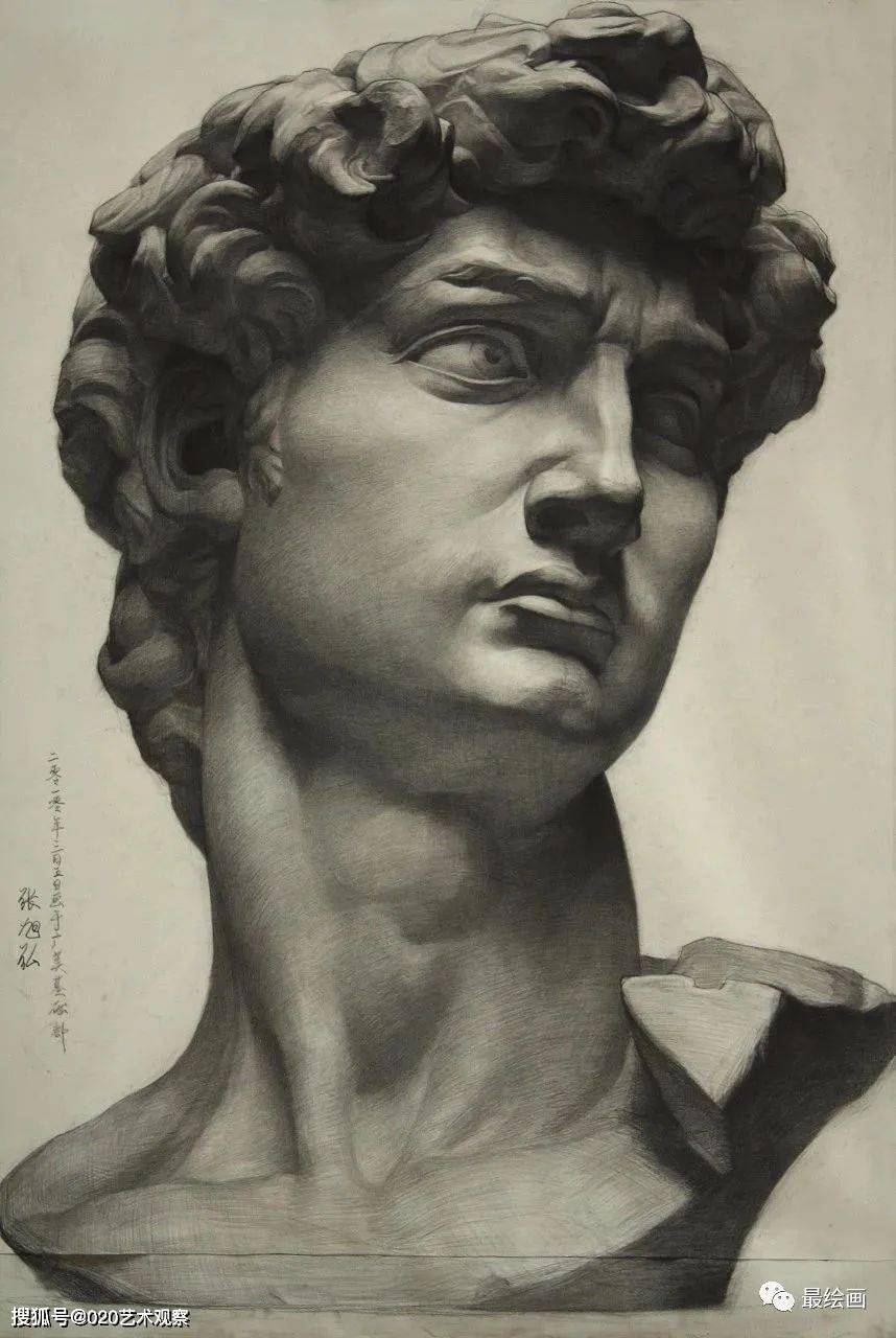 大卫素描石膏像集合
