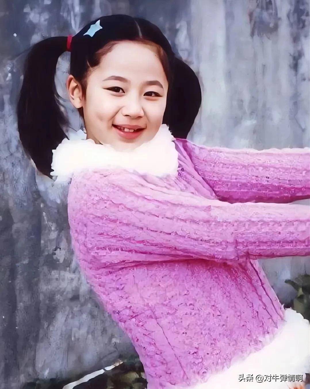 杨紫从小到大的颜值变化,说实话长的就一般般