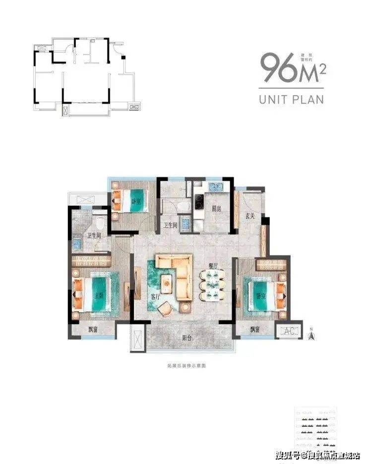 菏泽绿地理想城户型图图片