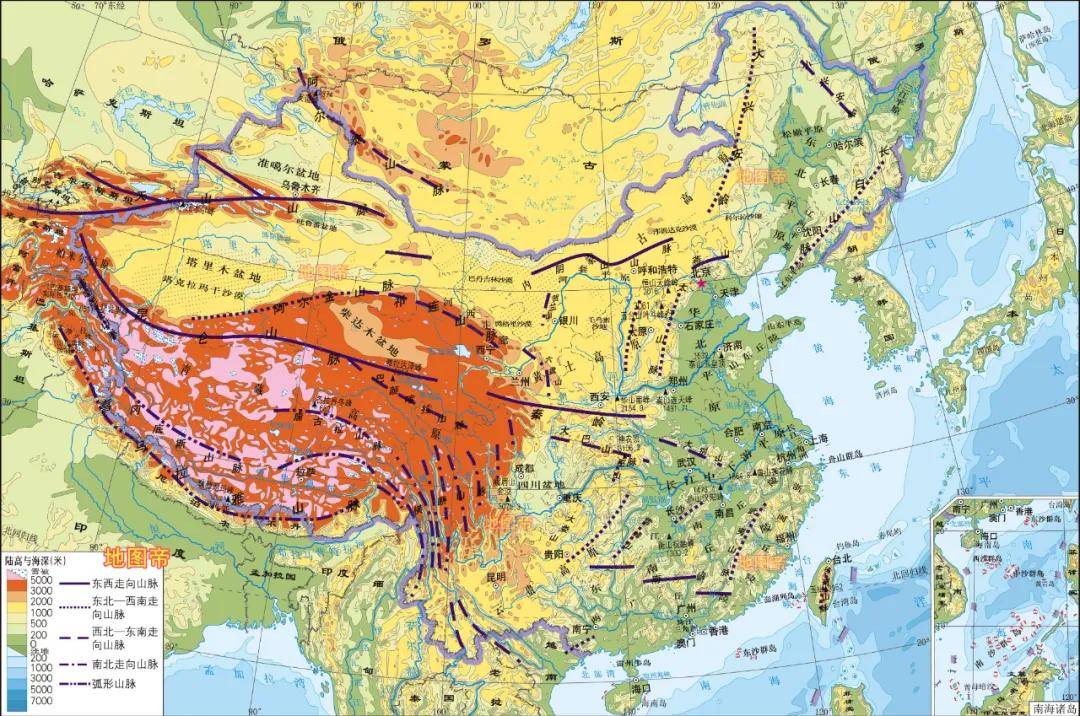 中国在地球什么位置,东南西北的范围到哪儿?