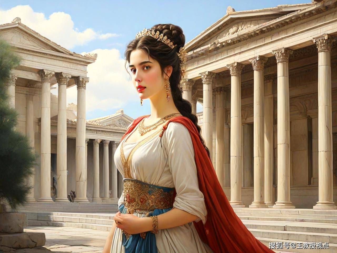 希腊古建筑遗迹中的不朽美女传说