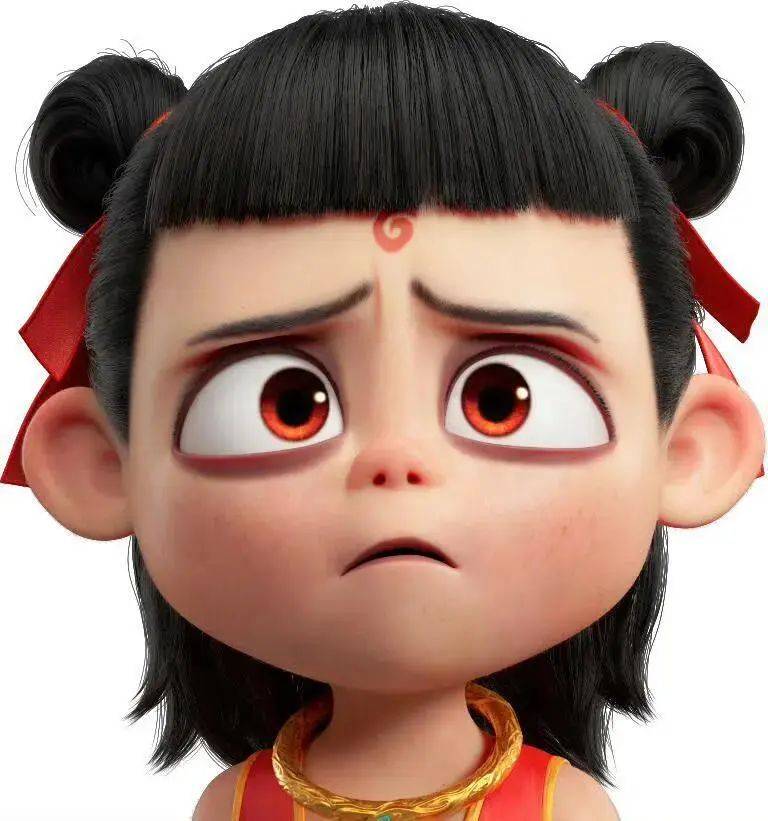 哪吒 ⌜𝟐𝟎𝟐𝟓超火表情包⌟与哪吒可爱头像