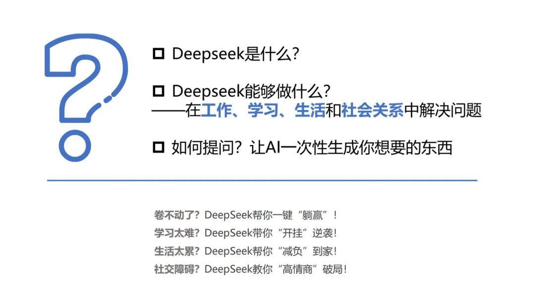 2025普通人如何抓住DeepSeek红利，如何提问让AI生成你想要的东西-报告智库
